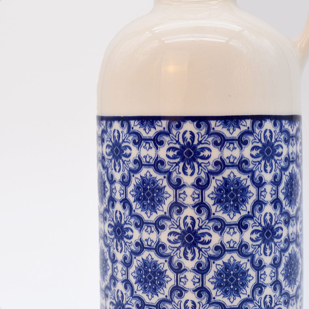 Padrão I Ceramic Olive Oil Carafe - Blue
