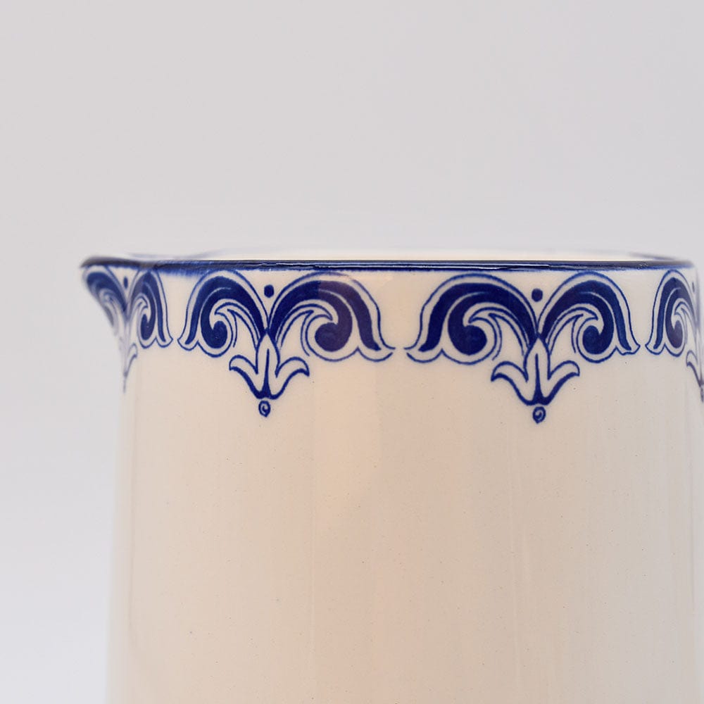 Padrão I Ceramic Pitcher - Blue
