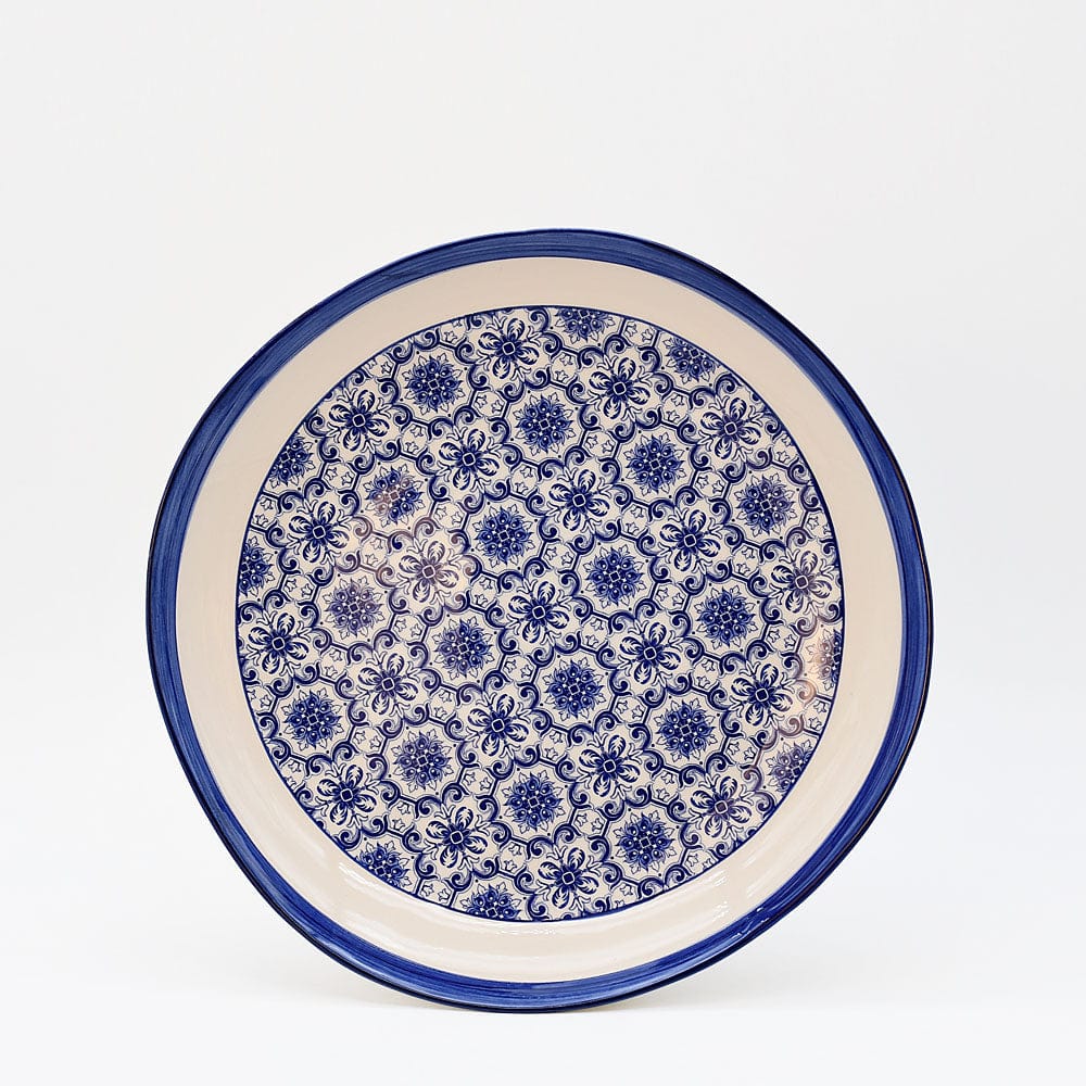 Padrão I Ceramic Plate 10.6'' - Blue