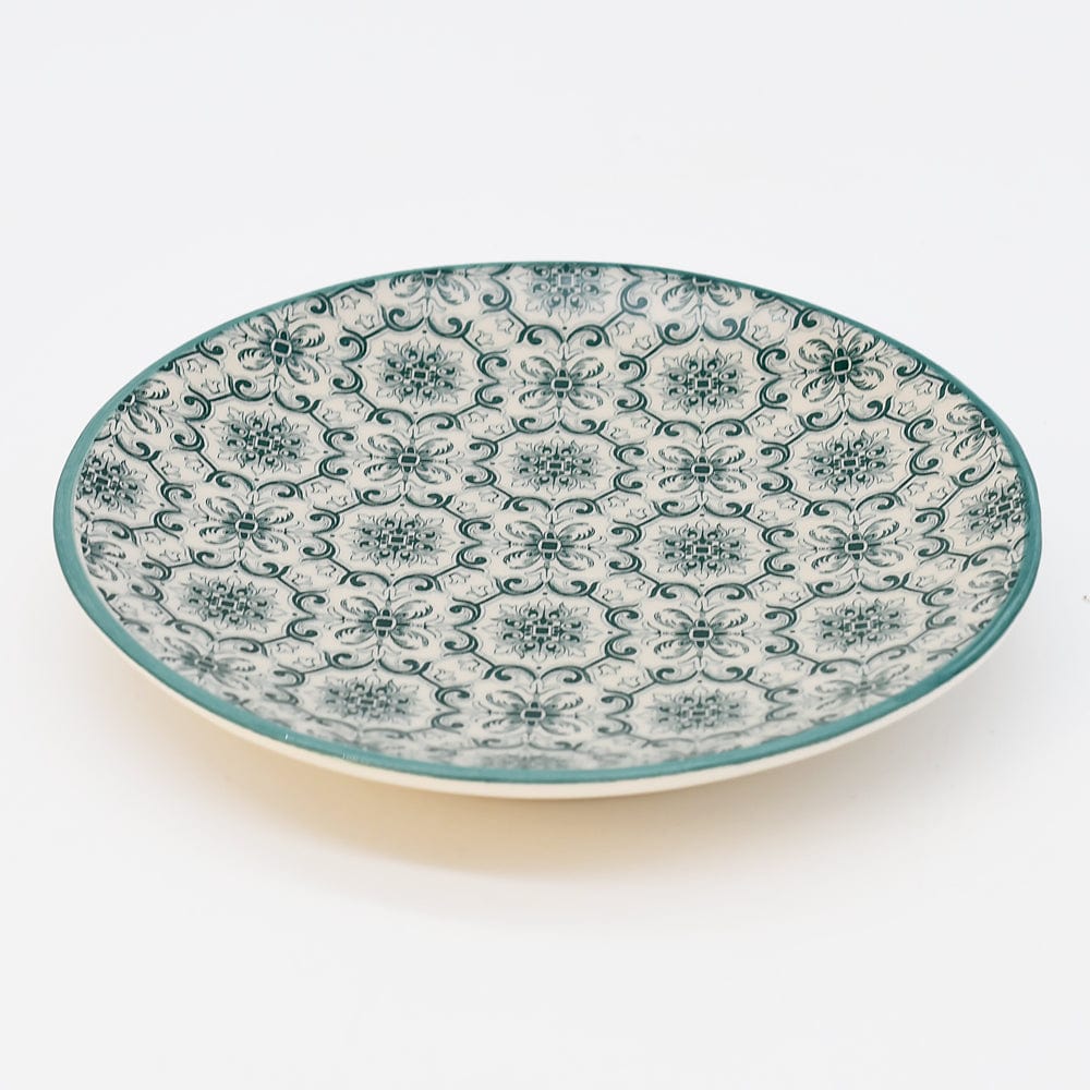Padrão I Ceramic Plate 4.7'' - Green
