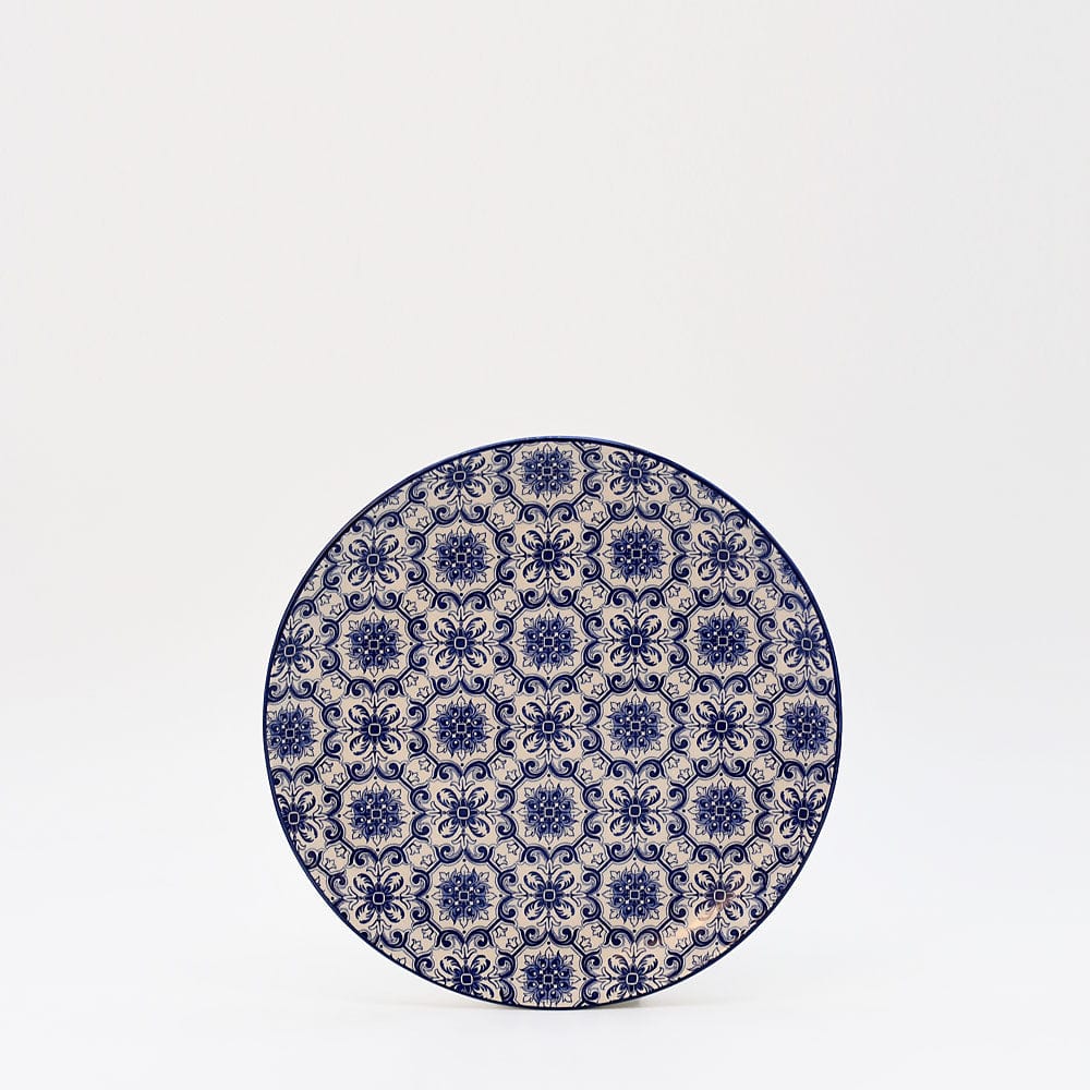 Padrão I Ceramic Plate 7.9'' - Blue