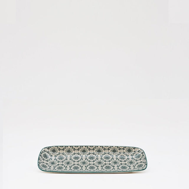 Padrão I Ceramic Serving Dish 8.7'' - Green