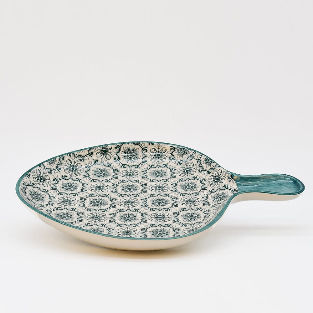 Padrão I Ceramic Serving Dish - Green