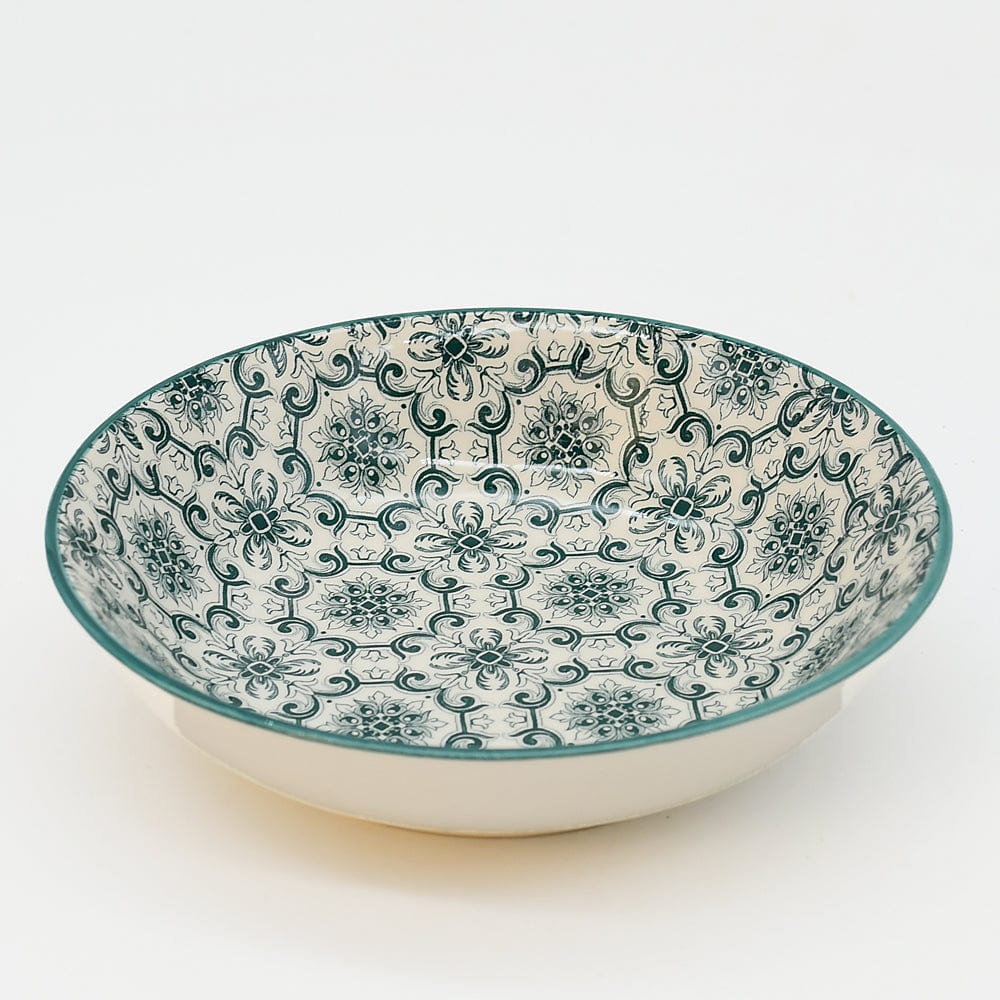 Padrão I Ceramic Snack Bowl 5.3'' - Green
