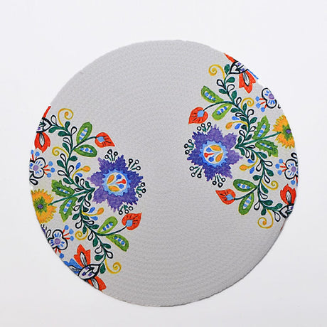 Placemat made from recycled natural fibers