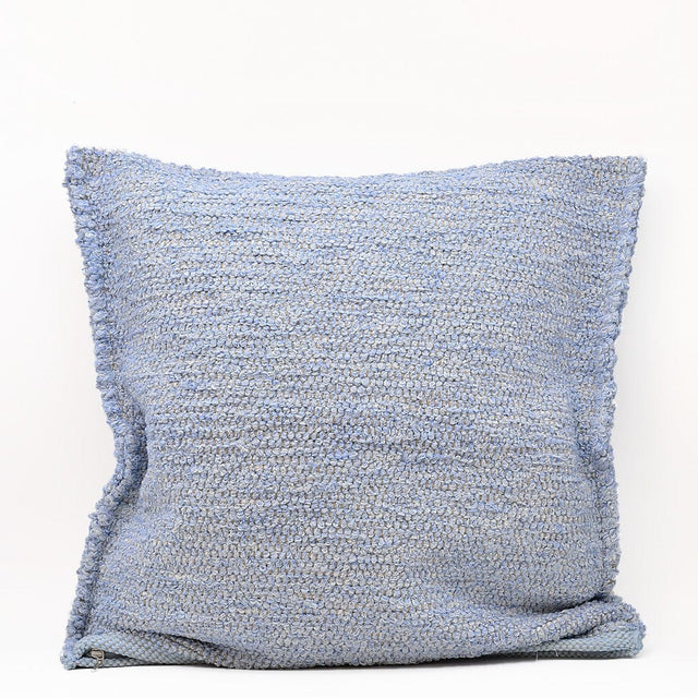 Portuguese Handmade Oversized Pillow Cover - Light Blue