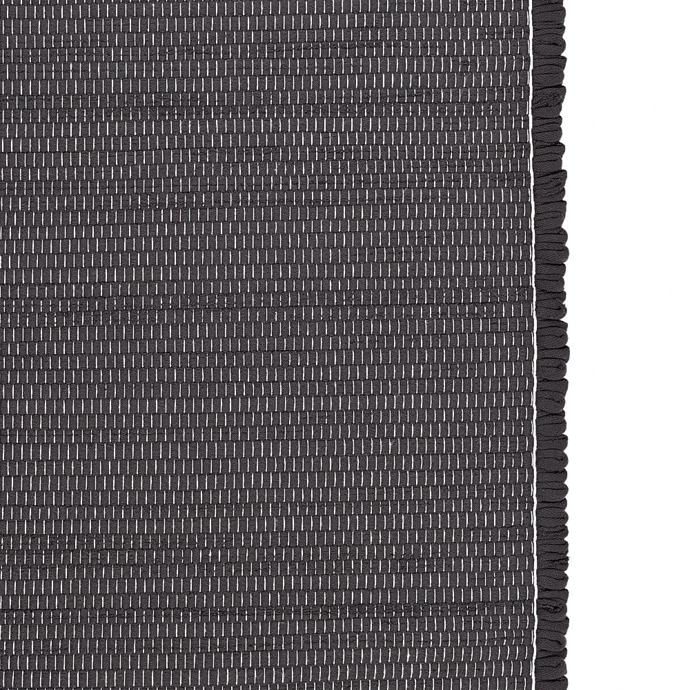 Portuguese Handmade Rug 79x55" - Black