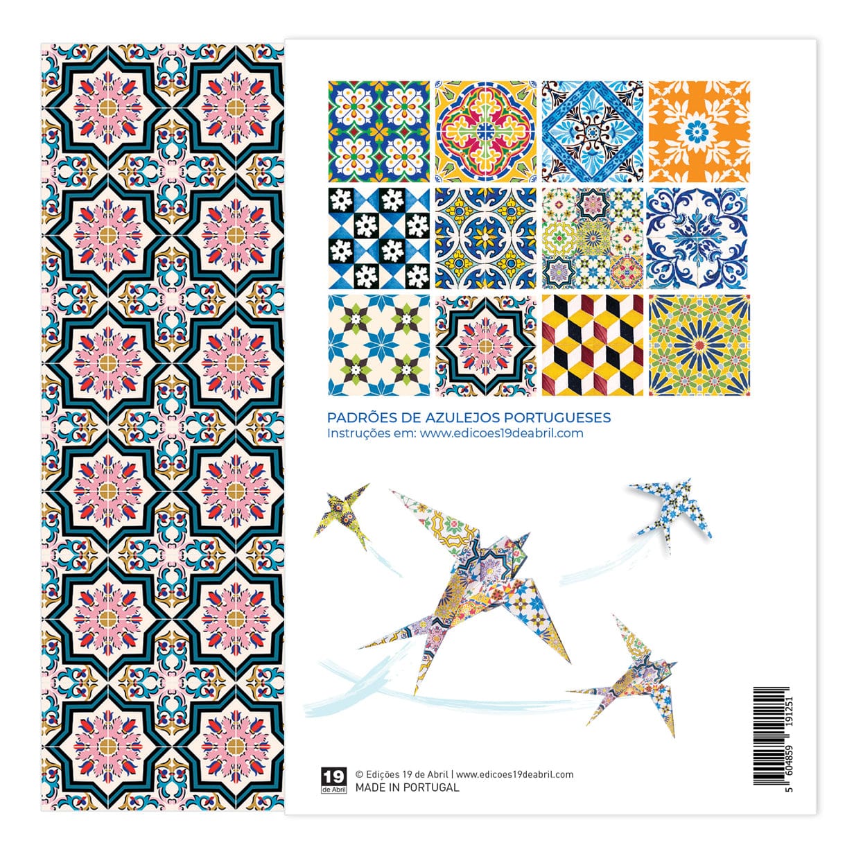 Portuguese Origami Sheets – Swallows & Butterflies
