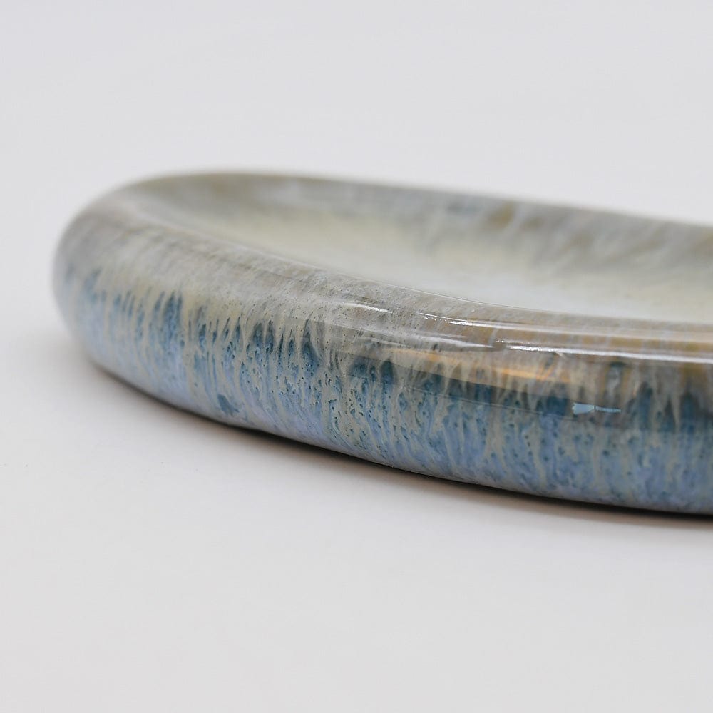 Quartzo I Small Stoneware Serving Dish - Blue