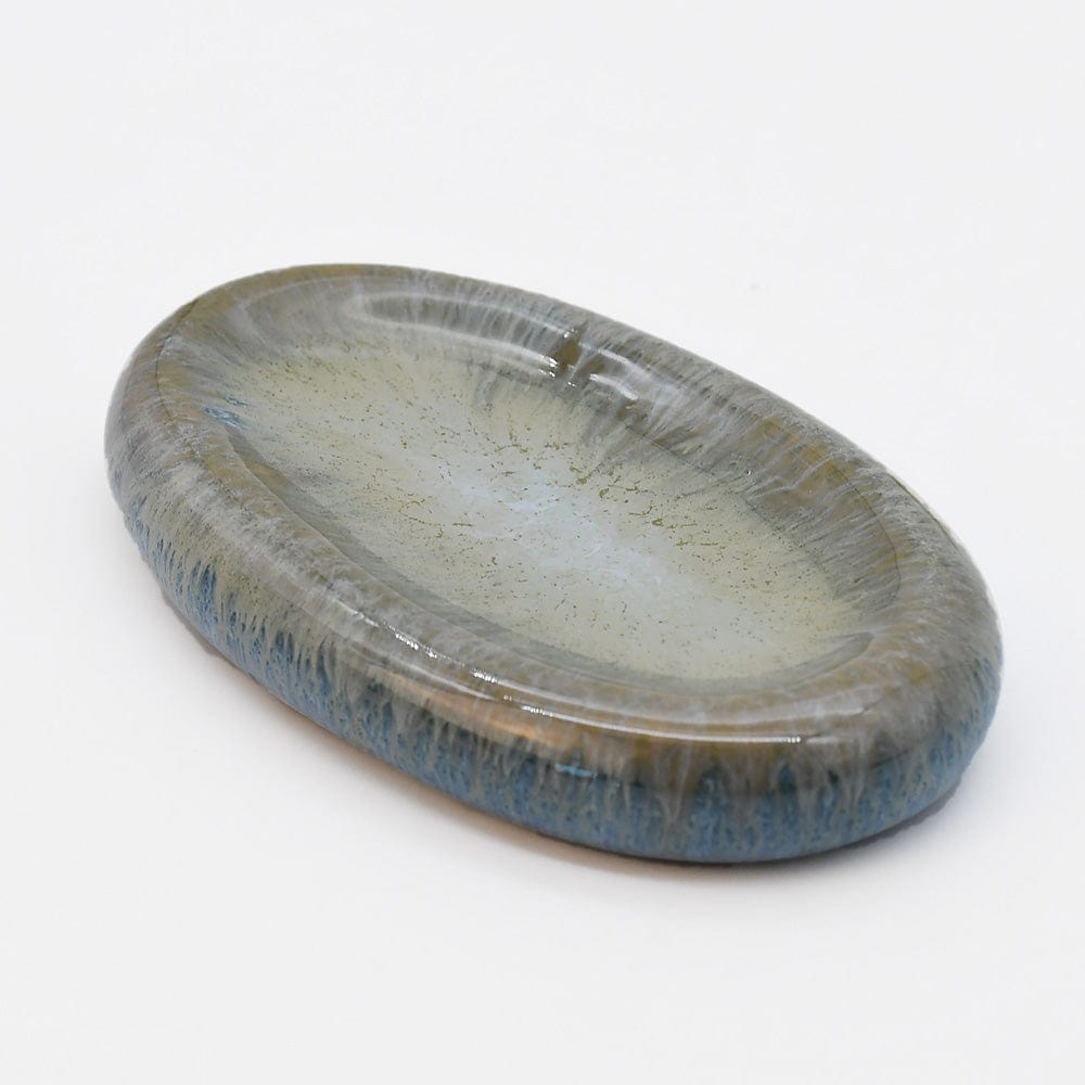Quartzo I Small Stoneware Serving Dish - Blue