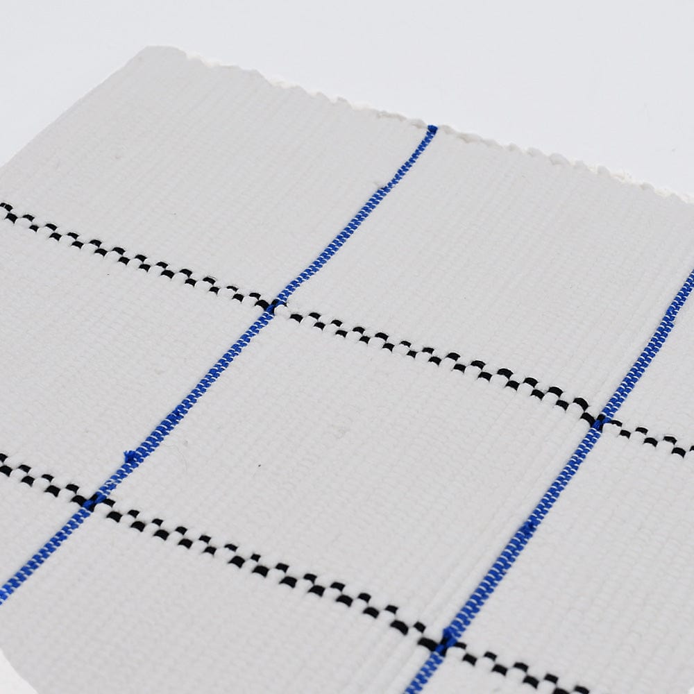 Recycled Cotton Placemat – Off-white and Blue