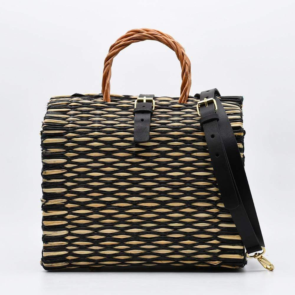 Reed Shopping Bag - 10.2'' - Black