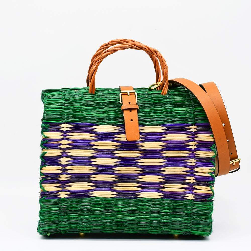 Reed Shopping Bag - 10.2'' - Green