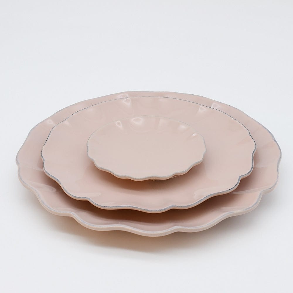 Rosa I Fine Stoneware Dinner Plate - Pink