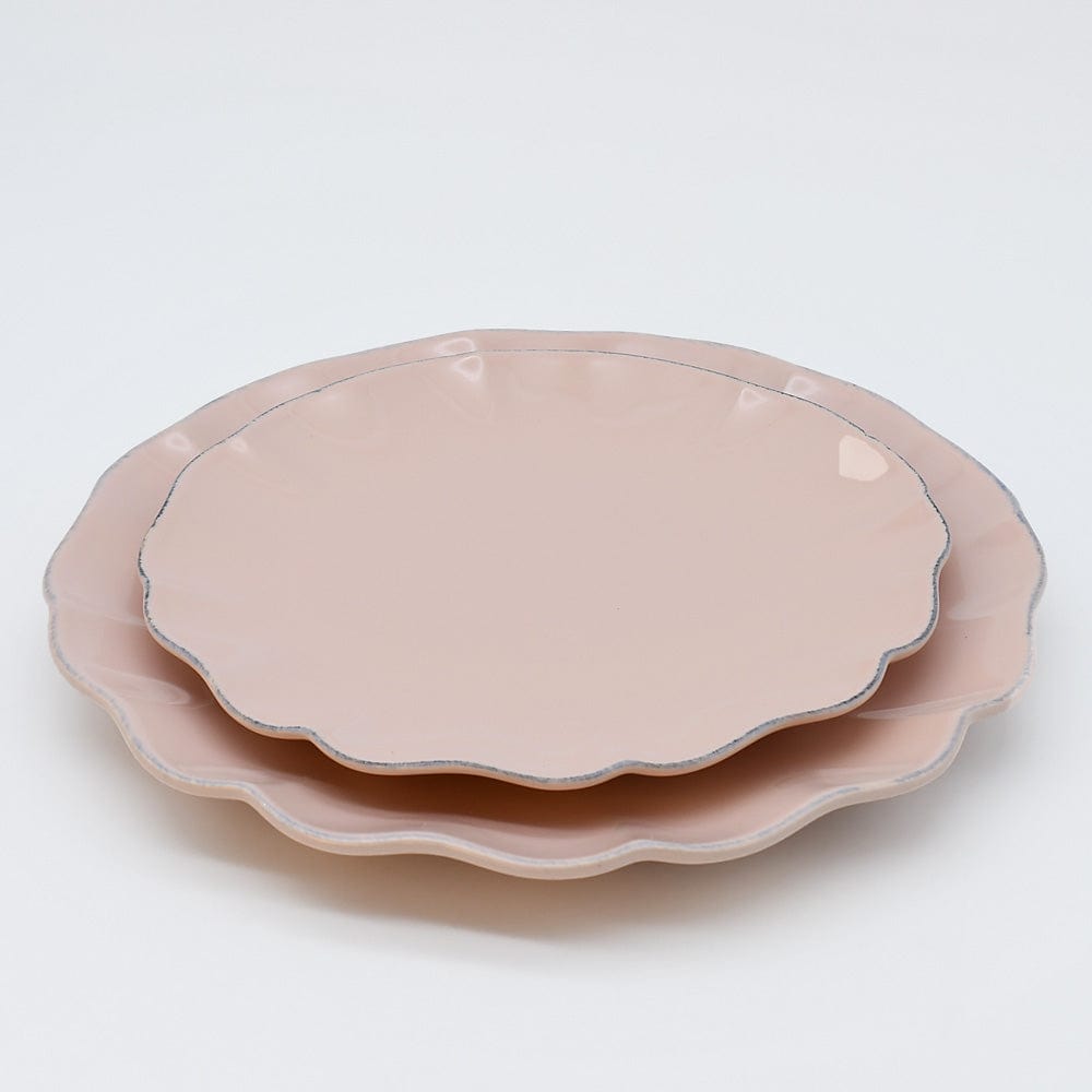 Rosa I Fine Stoneware Dinner Plate - Pink