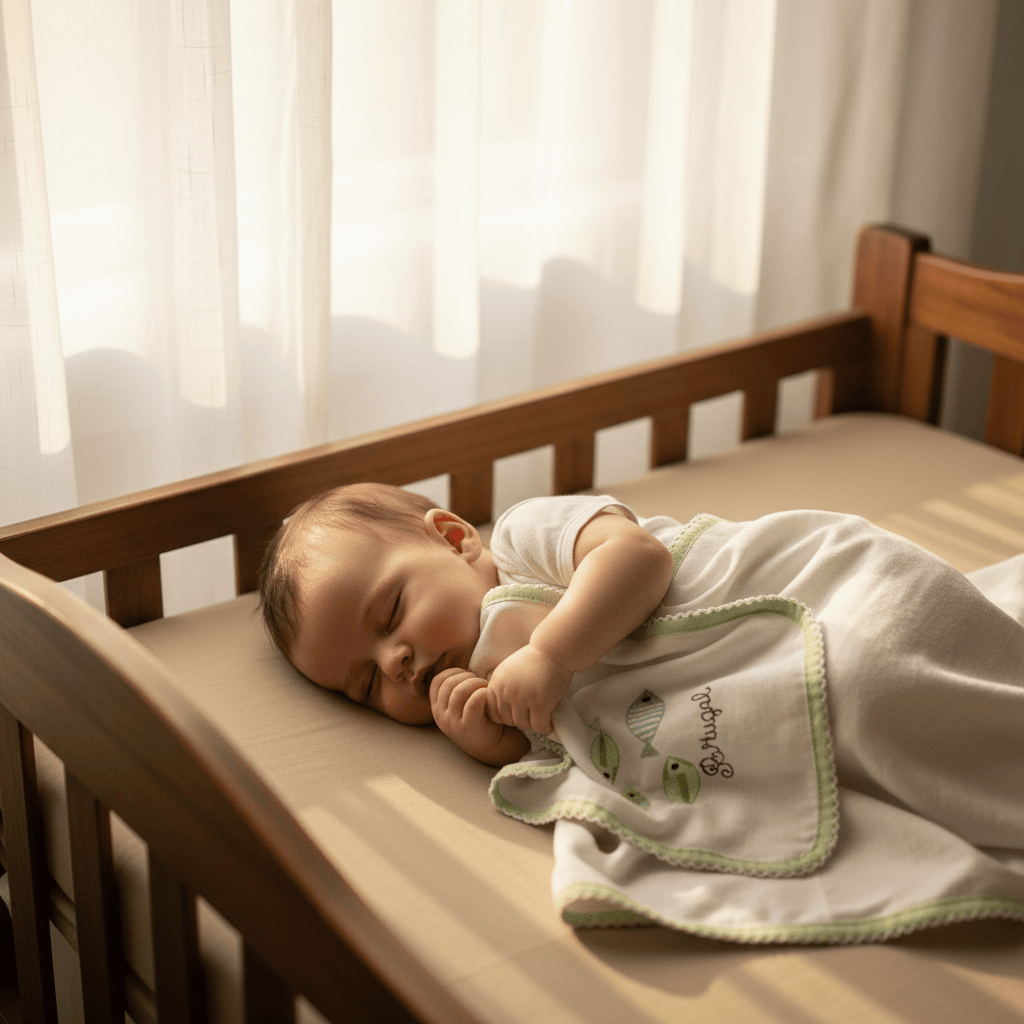 Sardinhas I Cotton Comforter - Green