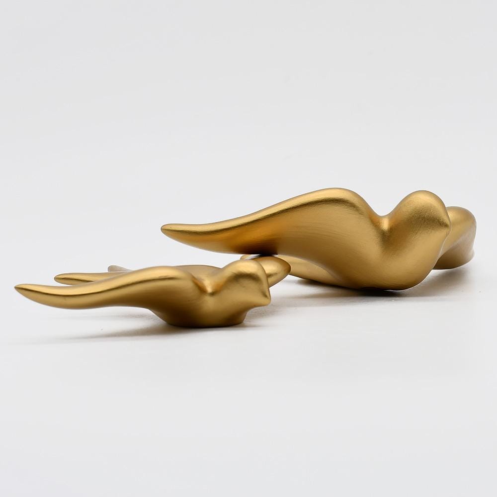Smooth Ceramic Swallow - Gold 5.5"