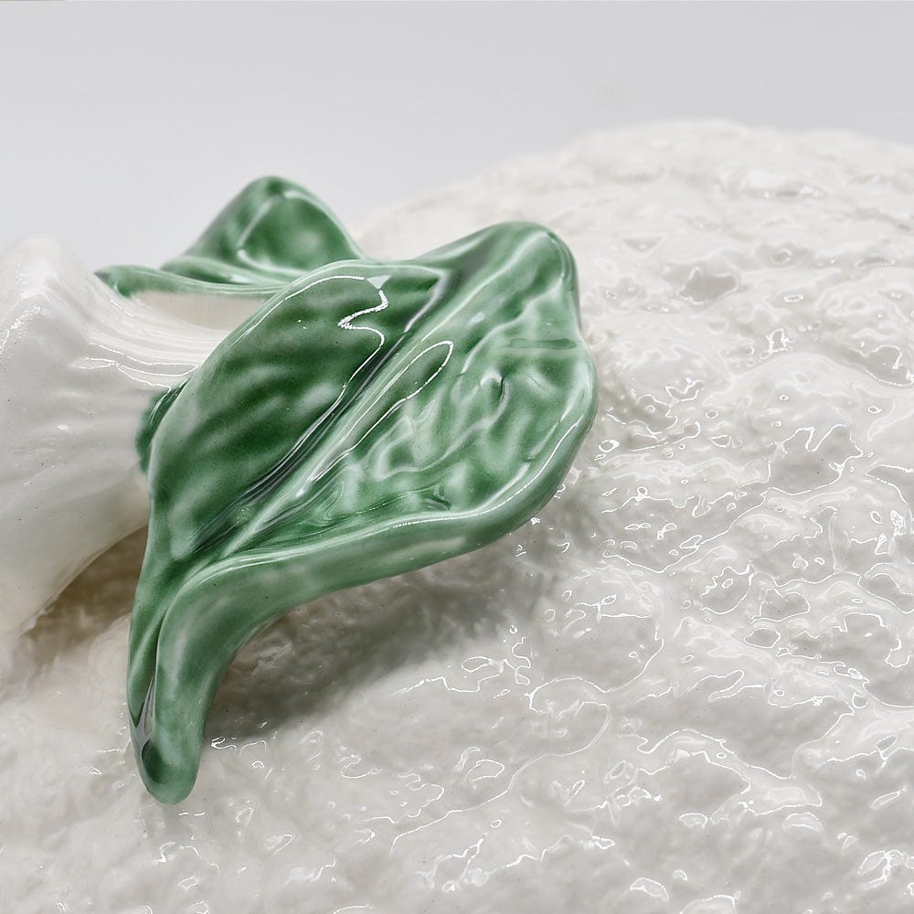 Soupière en céramique en forme de chou fleur