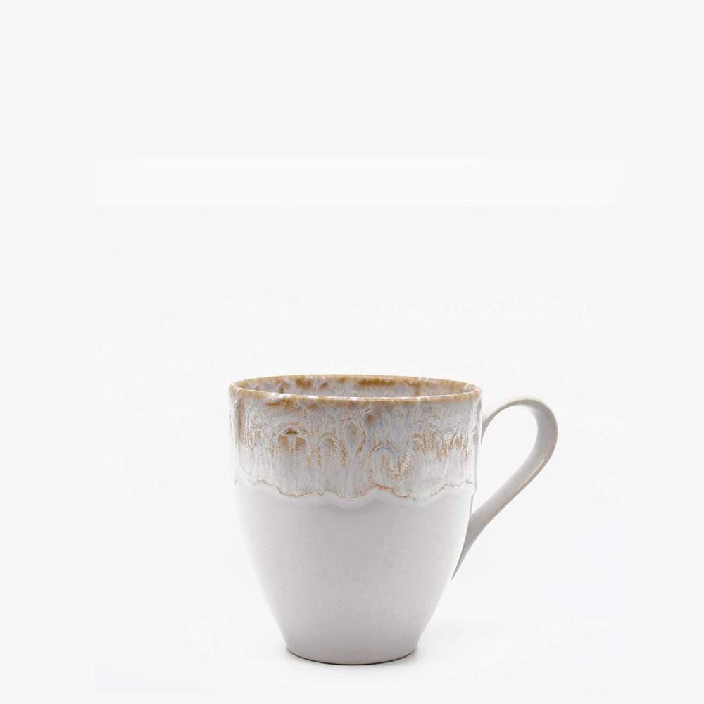 Taormina I Fine Stoneware Mug - White