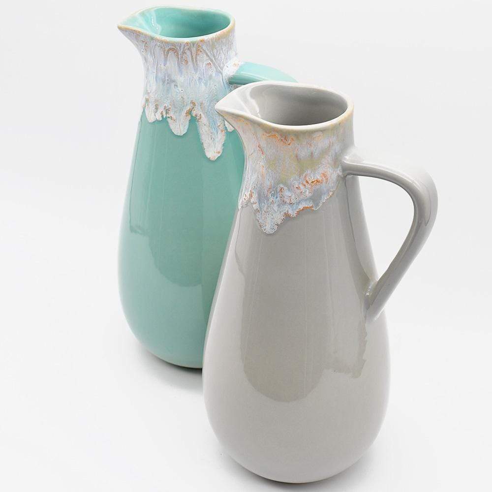 Taormina I Fine Stoneware Pitcher - Green