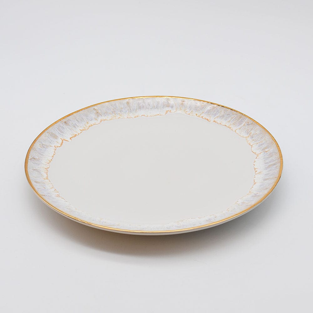 Taormina I Fine Stoneware Plate 8.3'' - Gold