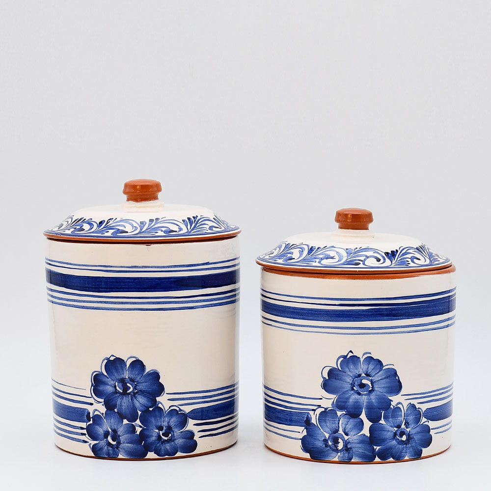 Terracotta Kitchen Storage Box - Blue