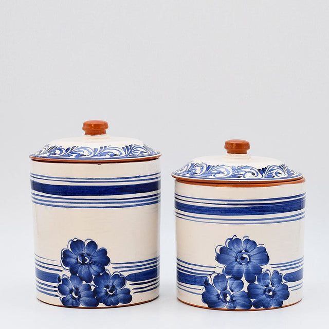 Terracotta Kitchen Storage Box - Blue