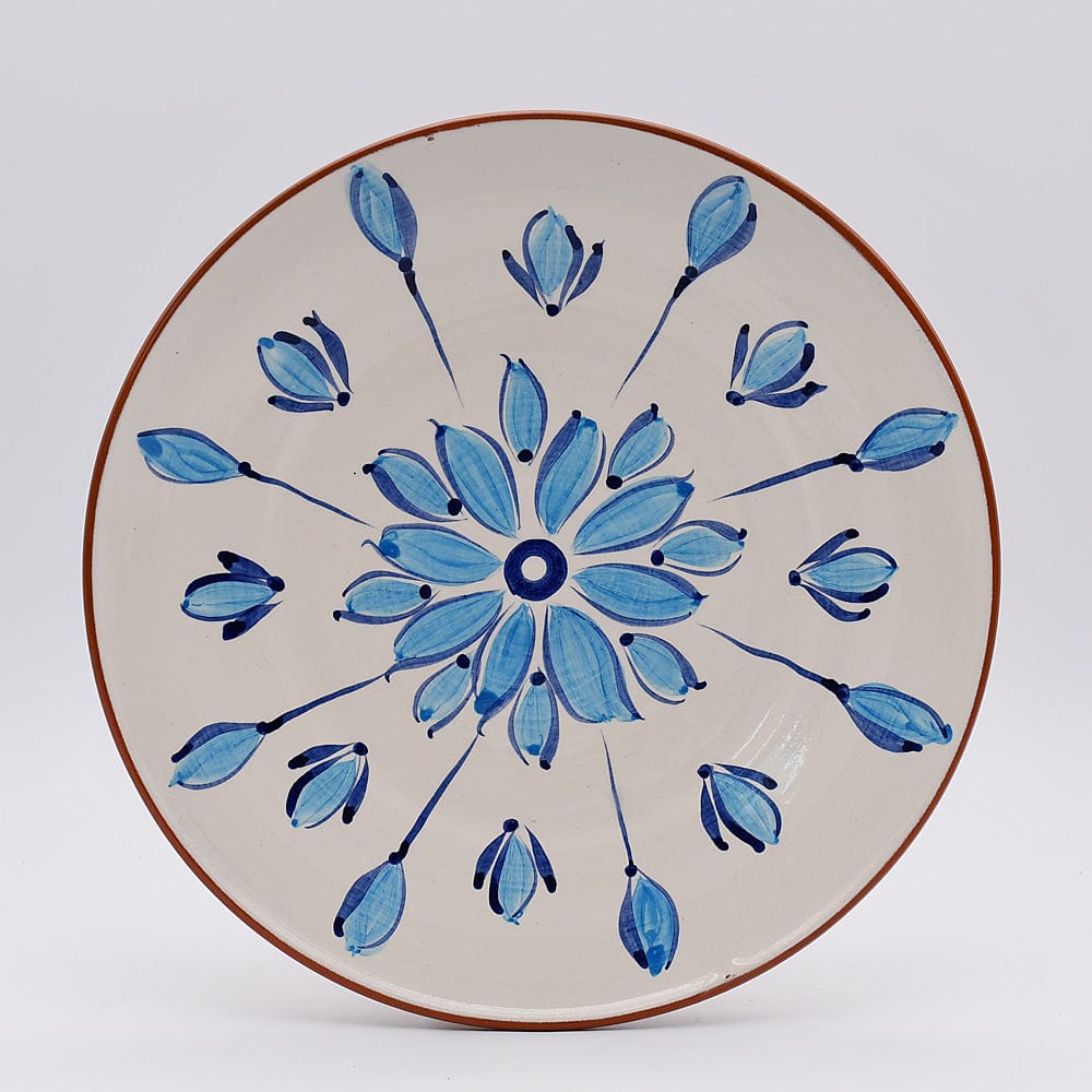 Terracotta Plate 11.0" - Turquoise