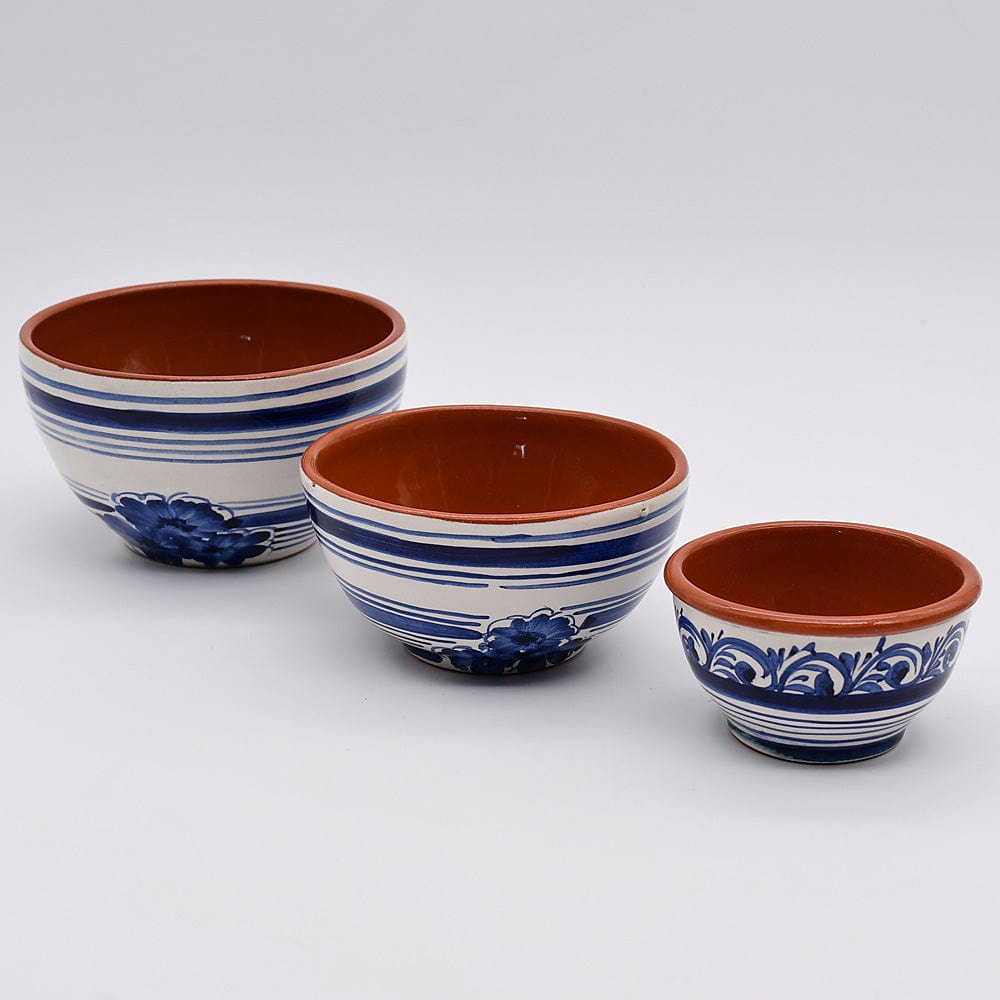 Terracotta Ramekin 3.5" - Blue