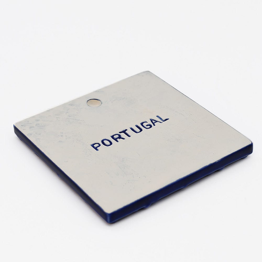 Textured Azulejos - Deep Blue