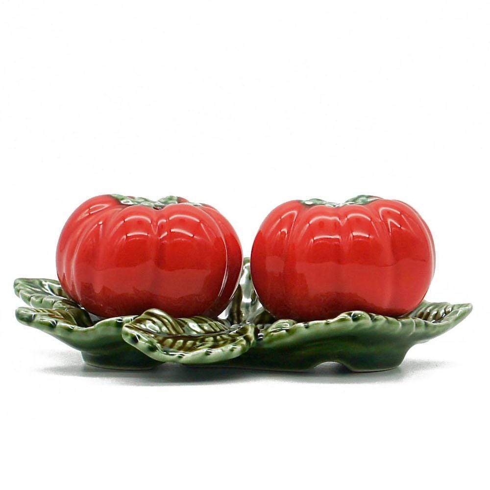 Tomato-shaped Ceramic salt-and-pepper Shaker