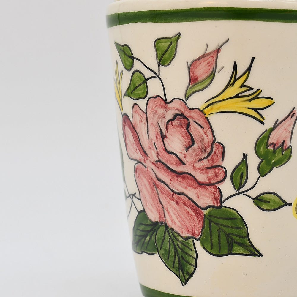 Viana I Hand-painted Ceramic Lidded Mug