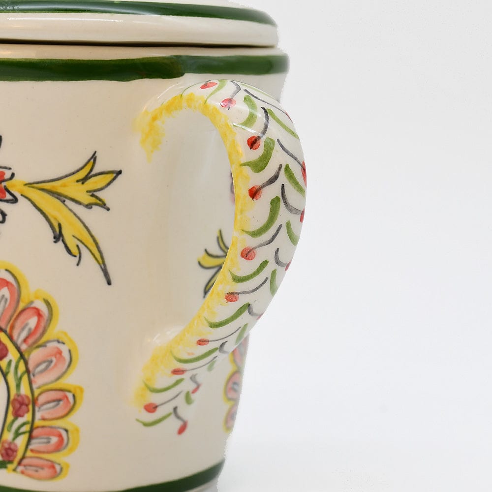 Viana I Hand-painted Ceramic Lidded Mug