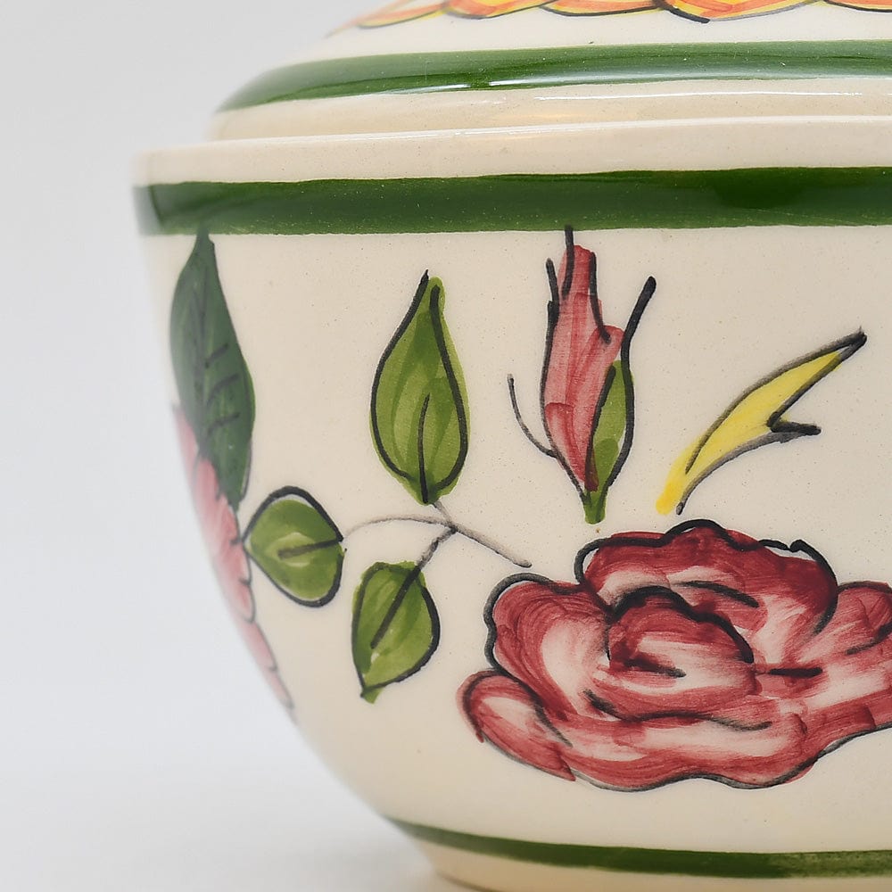Viana I Hand-painted Ceramic Sugar Bowl