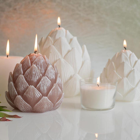 Alcachofras I Pink Scented Candle - 7.5''