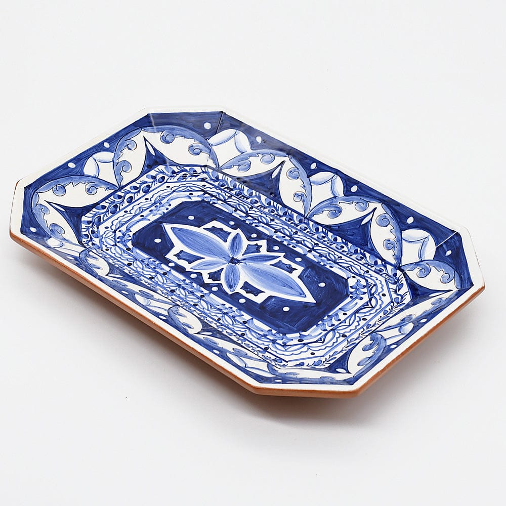 Alentejo I Glazed Earthenware Dish - 13.4''
