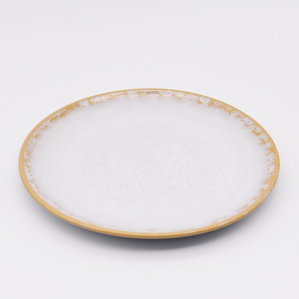 Amazônia I Fine Stoneware White Plate - 11.8'' - Luisa Paixao | USA