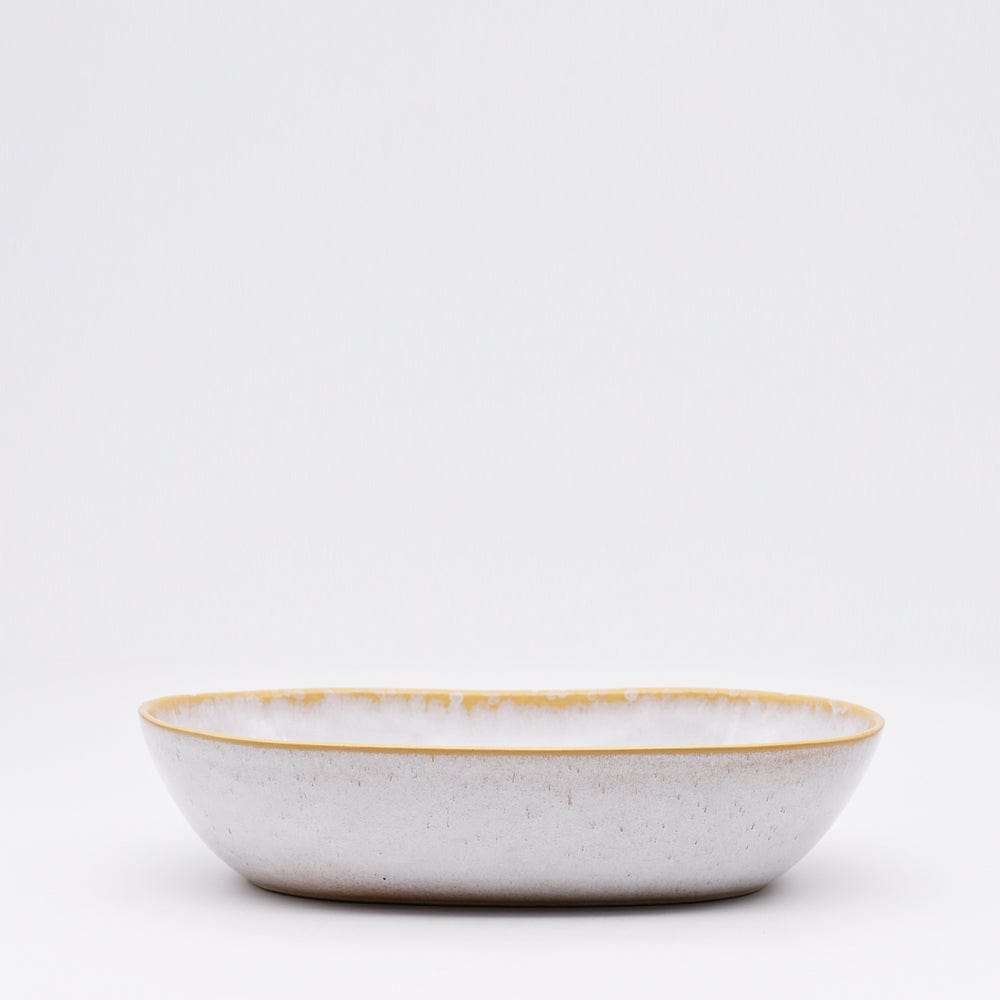 Amazônia I Stoneware Baking Dish  9.8'' - White