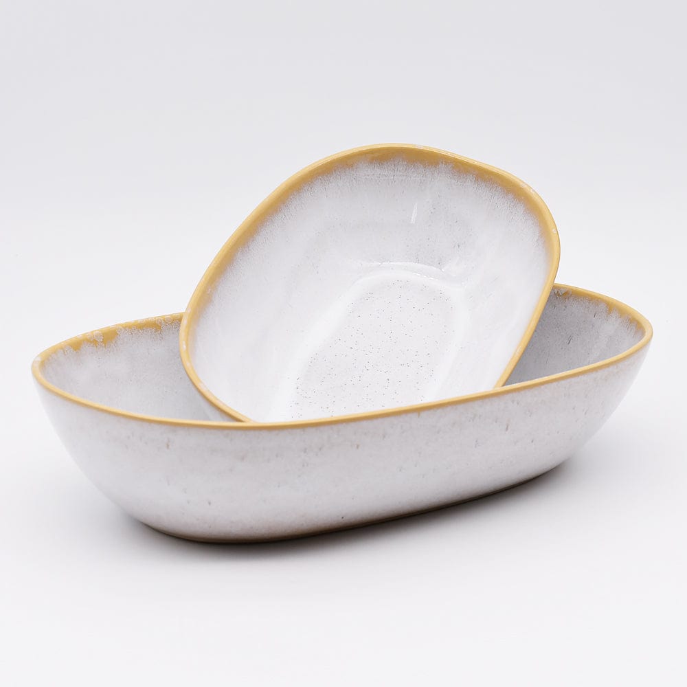Amazônia I Stoneware Baking Dish  9.8'' - White
