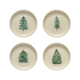 Assiettes en grés "Éléments" 16cm - Lot de 4