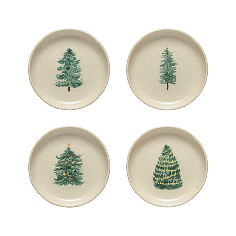 Assiettes en grés "Éléments" 16cm - Lot de 4