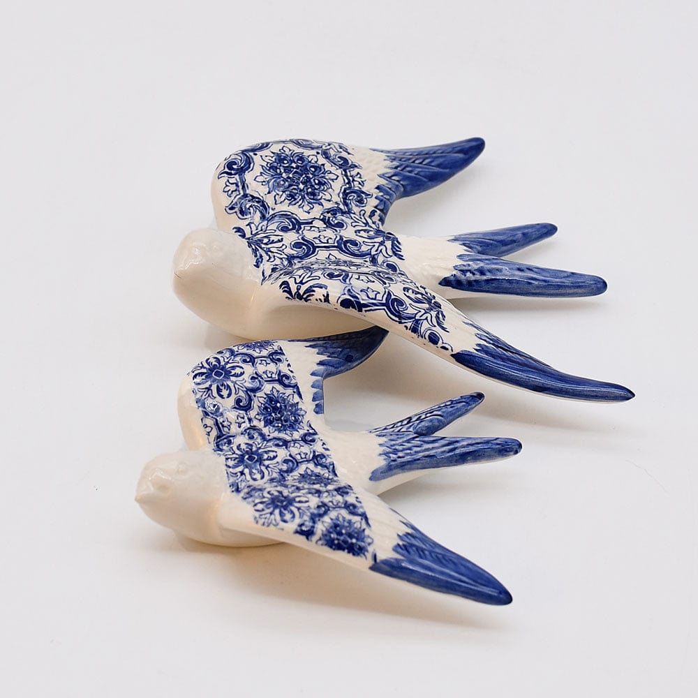 Azulejo I Ceramic Swallow