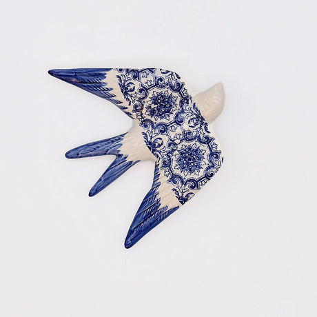 Azulejo I Ceramic Swallow