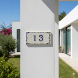 Azulejo I Street Number Portuguese Tile - Right or Left End