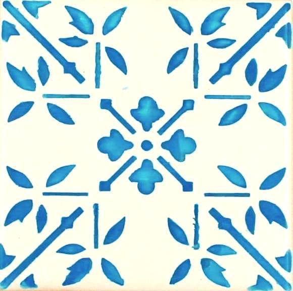 Azulejo Style Coaster 4.3''