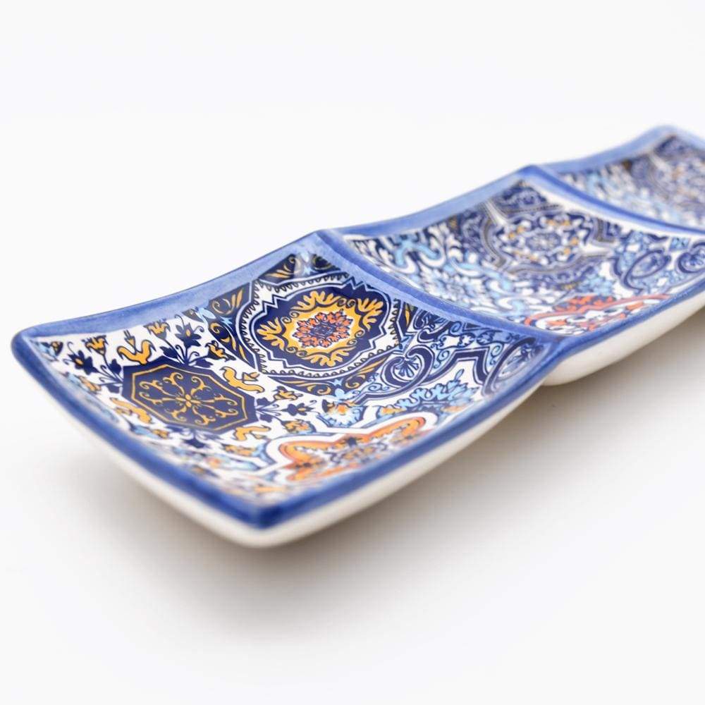 Azulejos | Ceramic Appetizer Serving Dish