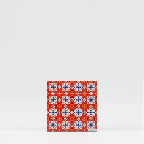 Azulejos I Ceramic and Cork Trivet - 5.9"