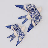 Azulejos I Ceramic Swallow - Blue