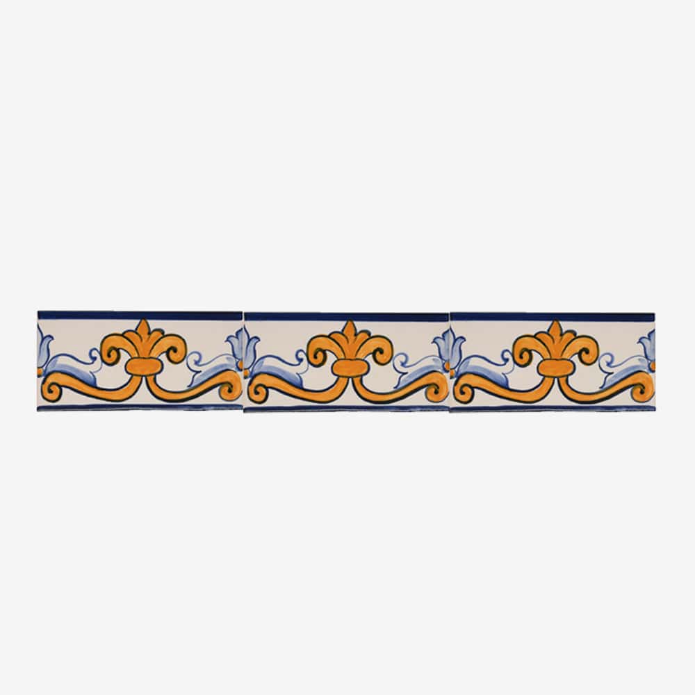 Azulejos I Tile Border - 3.0x5.9"