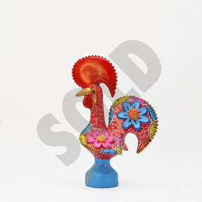 Barcelos Rooster by Prazeres Côta 12''- Red